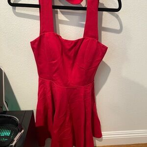 Mystic Vibrant Red Dress